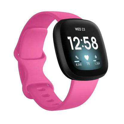 Fitbit Versa & Sense Silicone Band - Durable Stylish Straps