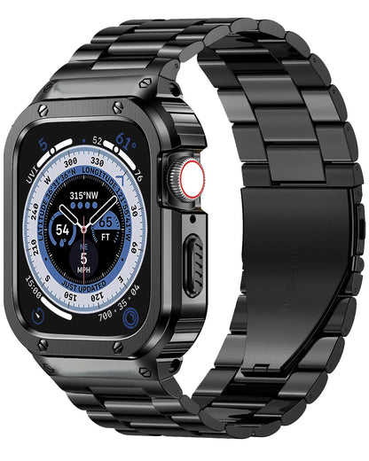 Apple Watch Stainless Steel Strap - Premium Shock Resistant