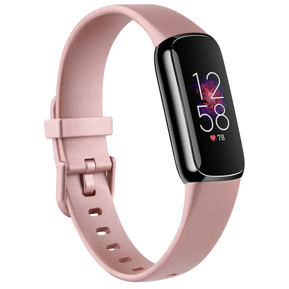 Fitbit Luxe Silicone Band - Soft Waterproof Comfortable Strap