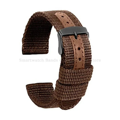 TicWatch Pro 5, Pro 3 & E3 Textured Nylon Band with Center Panel