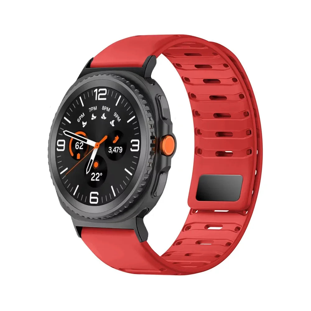 Samsung Galaxy Watch8, 9 & Ultra Magnetic Silicone Sport Band