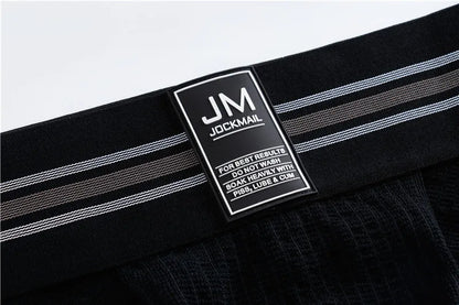 Men's JOCKMAIL JM364 - Old School Brief Black