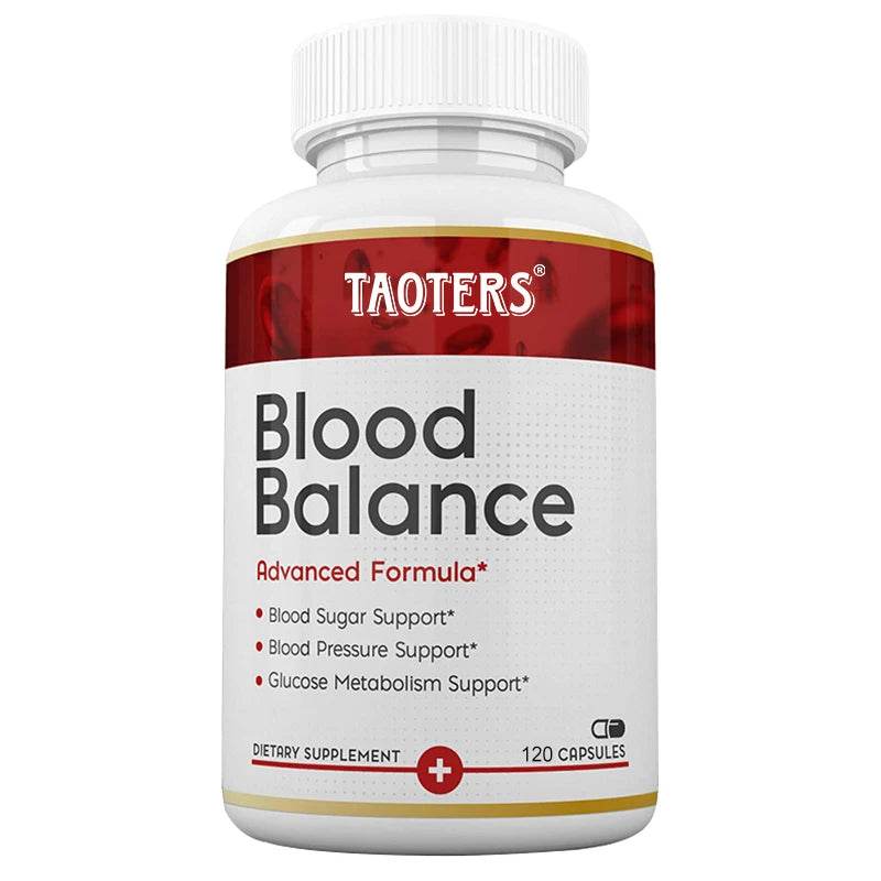 Blood Balance - Supplement, Supports Regulated Blood Sugar and Blood Pressure, Glucose Metabolism, 120 Capsules