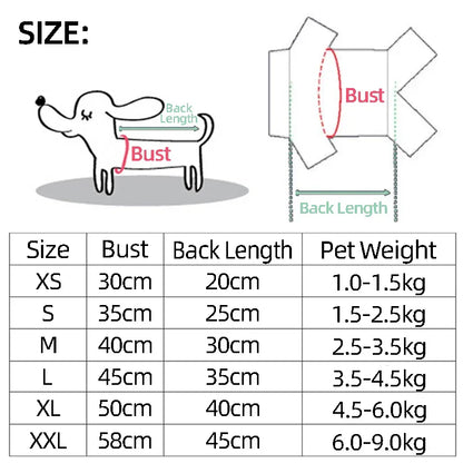 Cat Clothes For Medium Small Dogs Pet Coat Sweatshirt XS-2XL
