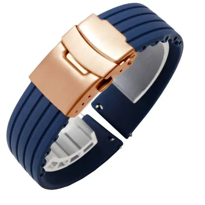 Suunto Race, Vertical & 9 Peak Ribbed Silicone Band, Folding Clasp