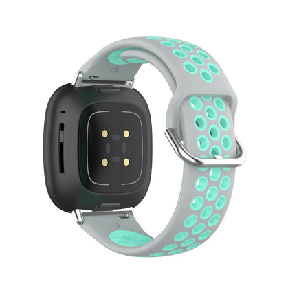Fitbit Versa & Sense Silicone Band - Breathable Stylish Straps