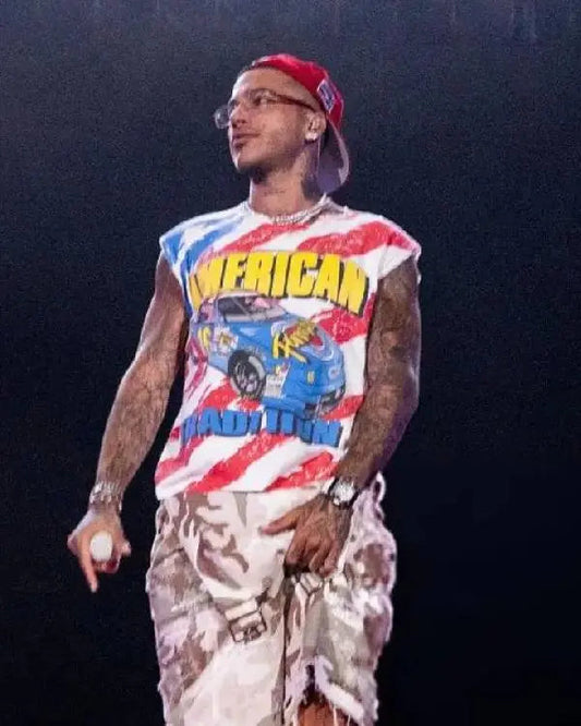 Sfera Ebbasta AMERICAN Graphics T-shirt