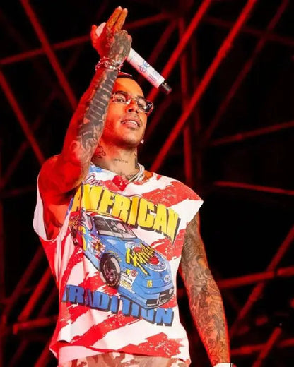 Sfera Ebbasta AMERICAN Graphics T-shirt