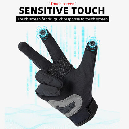 Three-color Anti-collision Breathable Non-slip Windproof Touch Screen Outdoor Gloves