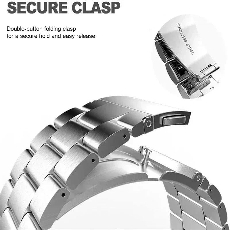 Samsung Galaxy Watch8, 9 & Ultra Steel Link or Milanese Band