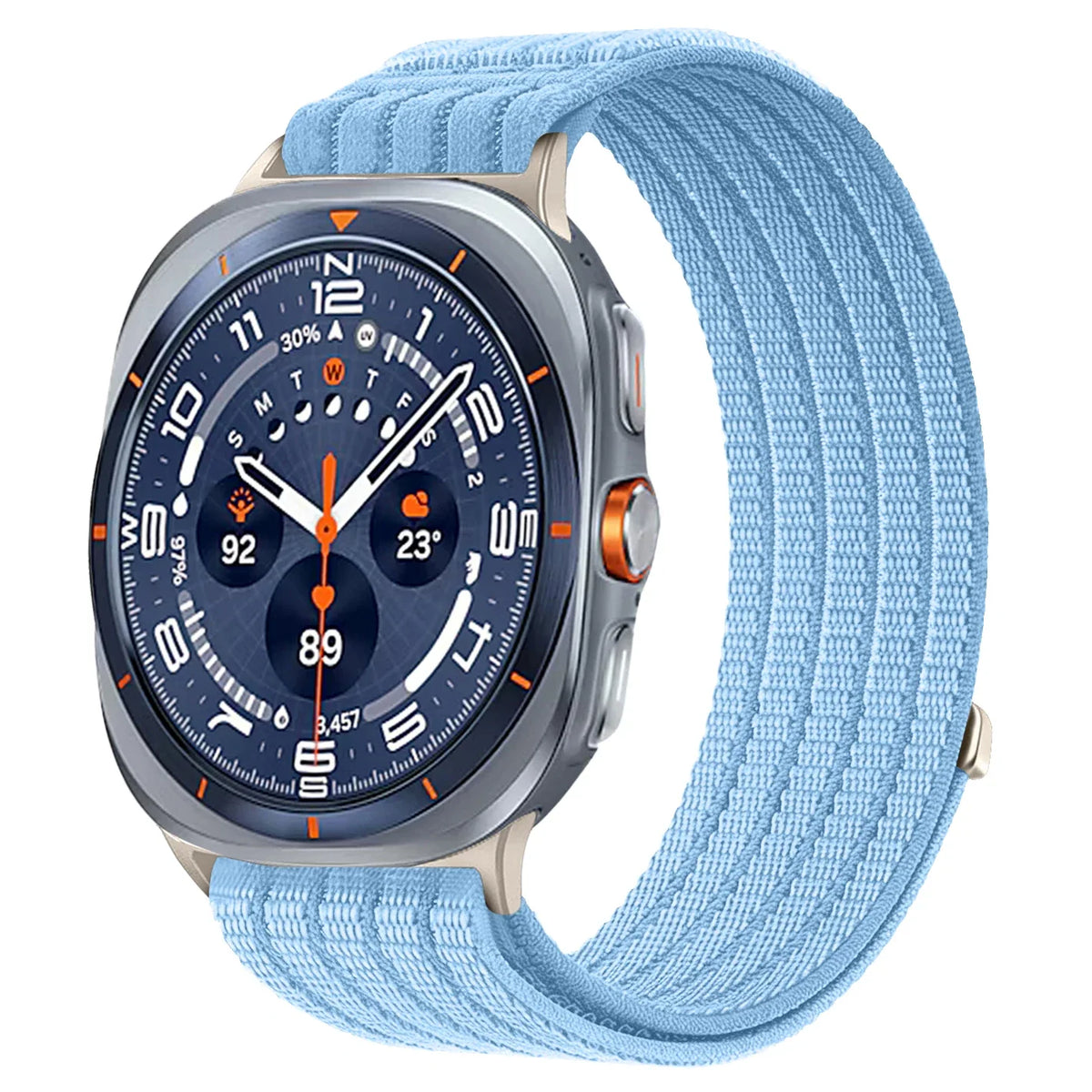 Samsung Galaxy Watch8, 9 & Ultra Ribbed Nylon Sport Loop