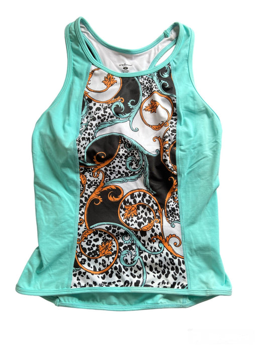 Shebeest Women's Tri Tank, Ocean Sheba, Medium