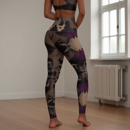Shibori Butterfly High Waisted Leggings