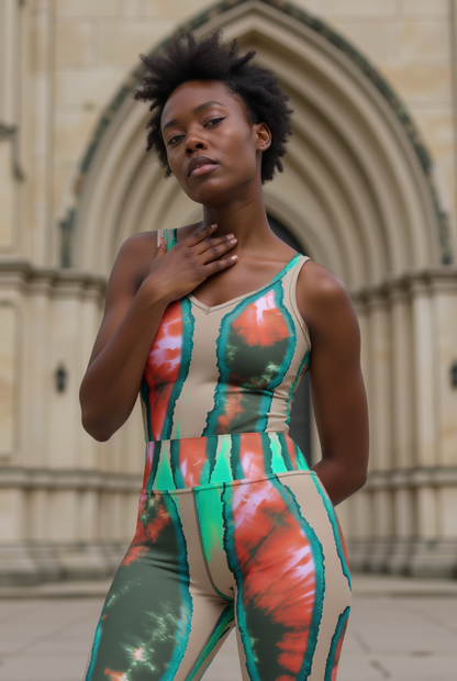 Shibori Melon Booty High Waist Leggings