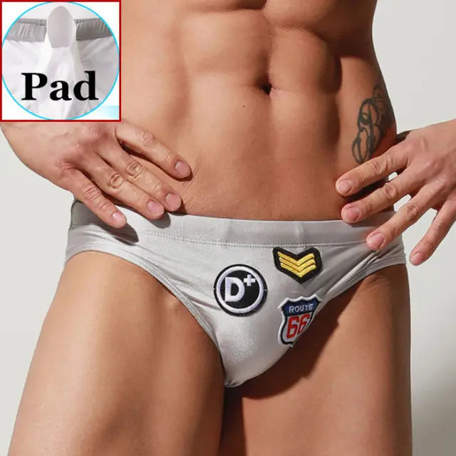 Shiny Badge Swim Brief