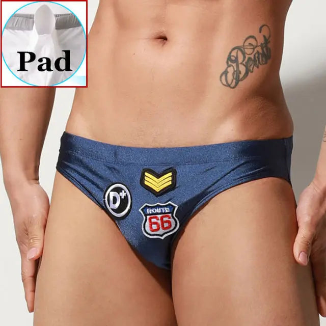 Shiny Badge Swim Brief