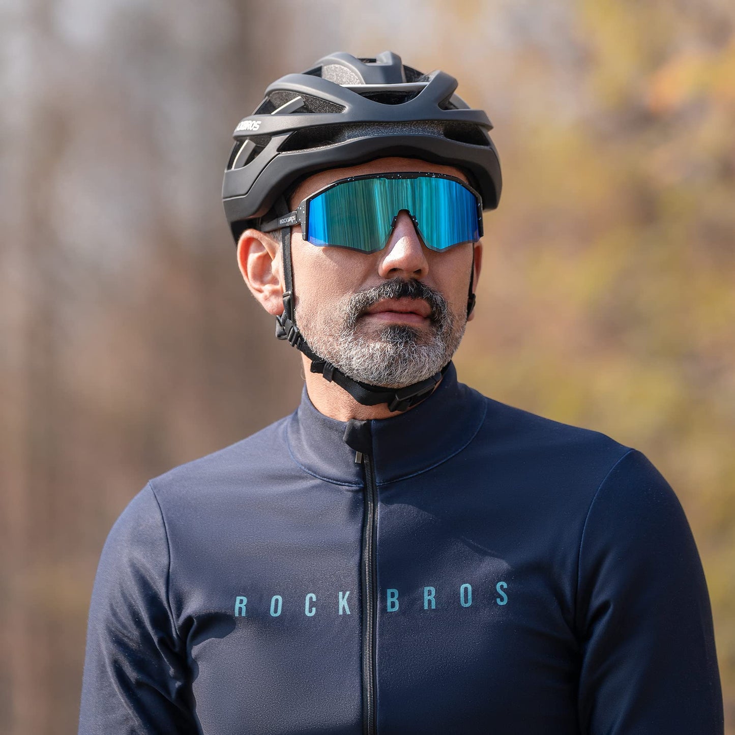 ROCKBROS Polarized Sunglasses Lightweight UV400 Protection Adjustable Fit