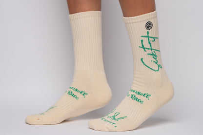 SickFit Crème Compression Socks (15-18 mmHg) – 3-Pack Crew Set