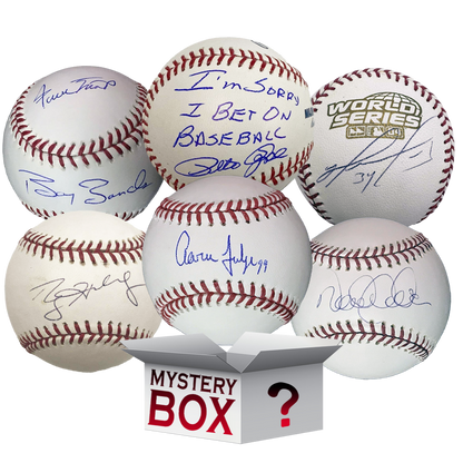 Autographed/Signed Rawlings Official MLB Baseball Mystery Box with PSA JSA or Beckett COA - Triathlete Store