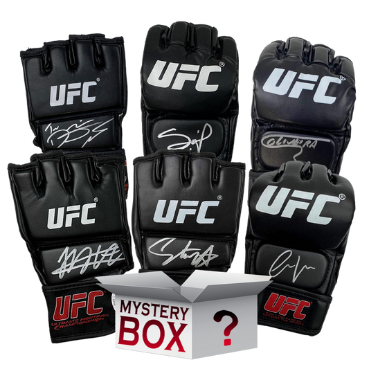 Autographed/Signed UFC MMA Glove Mystery Box with PSA JSA or Beckett COA