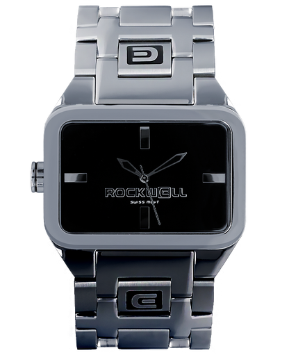 Duel Time (Silver/Black) Watch
