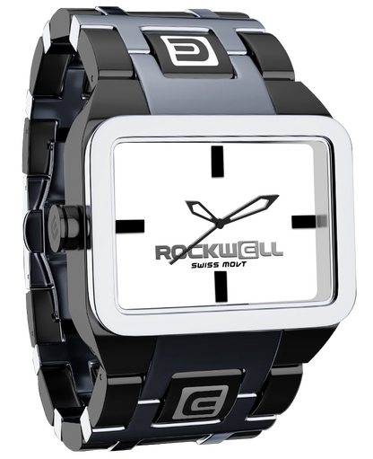 Duel Time (Silver/White/Black) Watch
