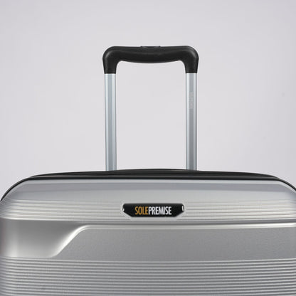 24-inch Silver Hardcase Roller Luggage