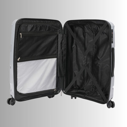 28-inch Silver Hardcase Roller Luggage