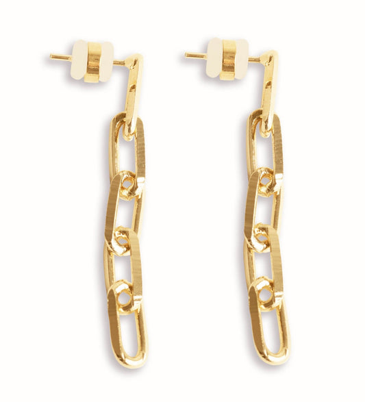PaperClip Link Earrings