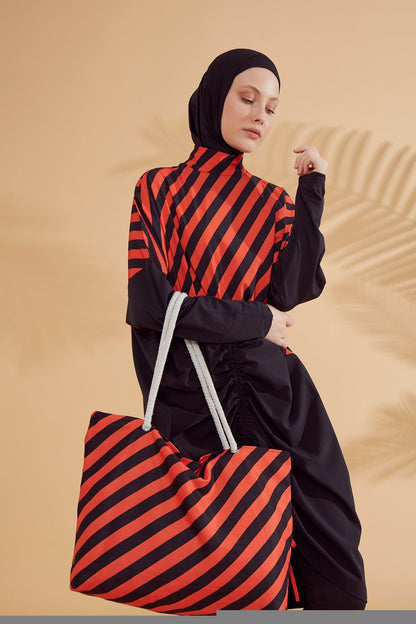 Black Beach Bag C2307