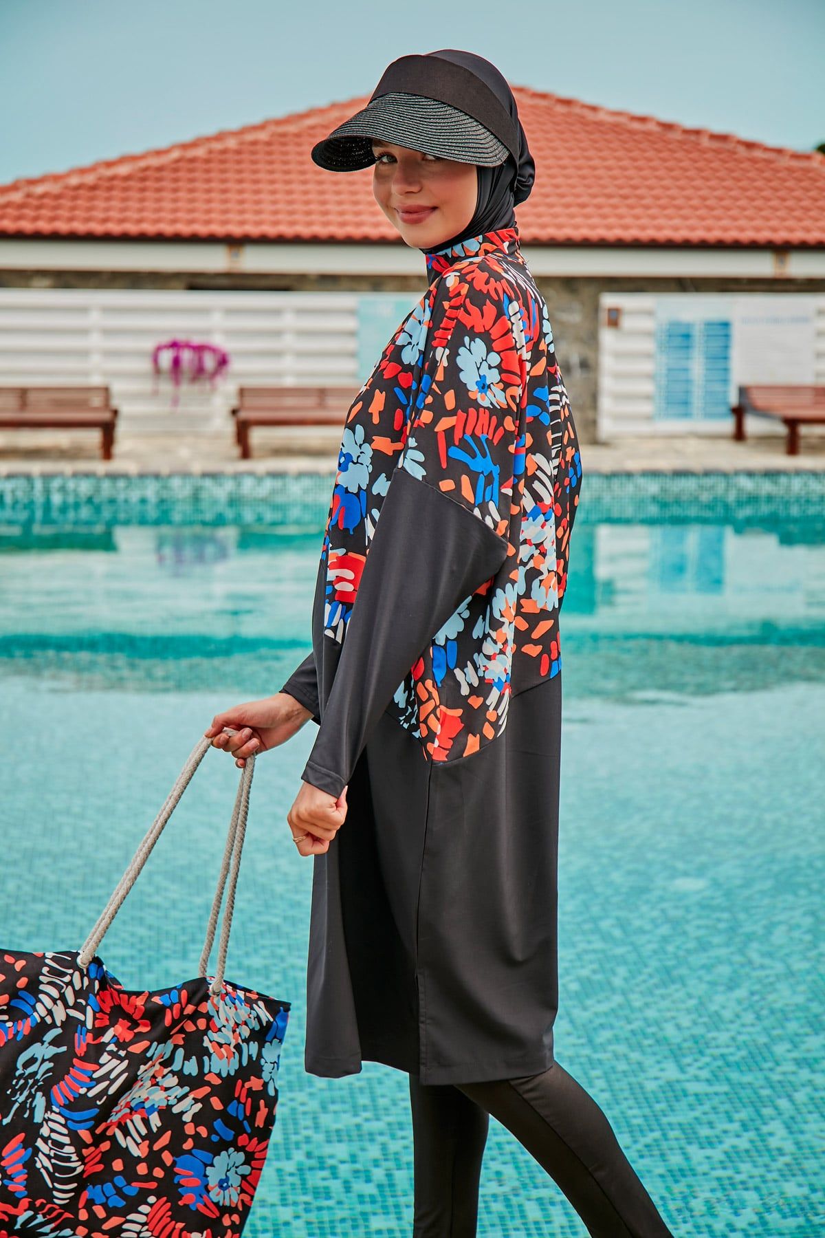 Black Beach Bag C2313