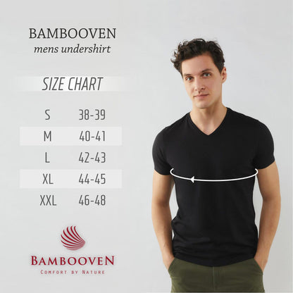Men's Bamboo V-Neck Undershirt (3 Pack)