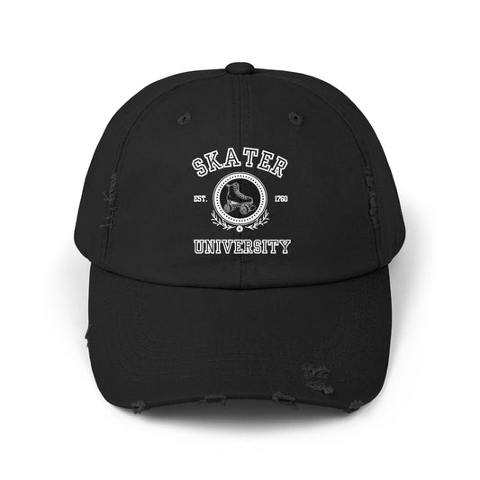 Skater University Distressed Cap