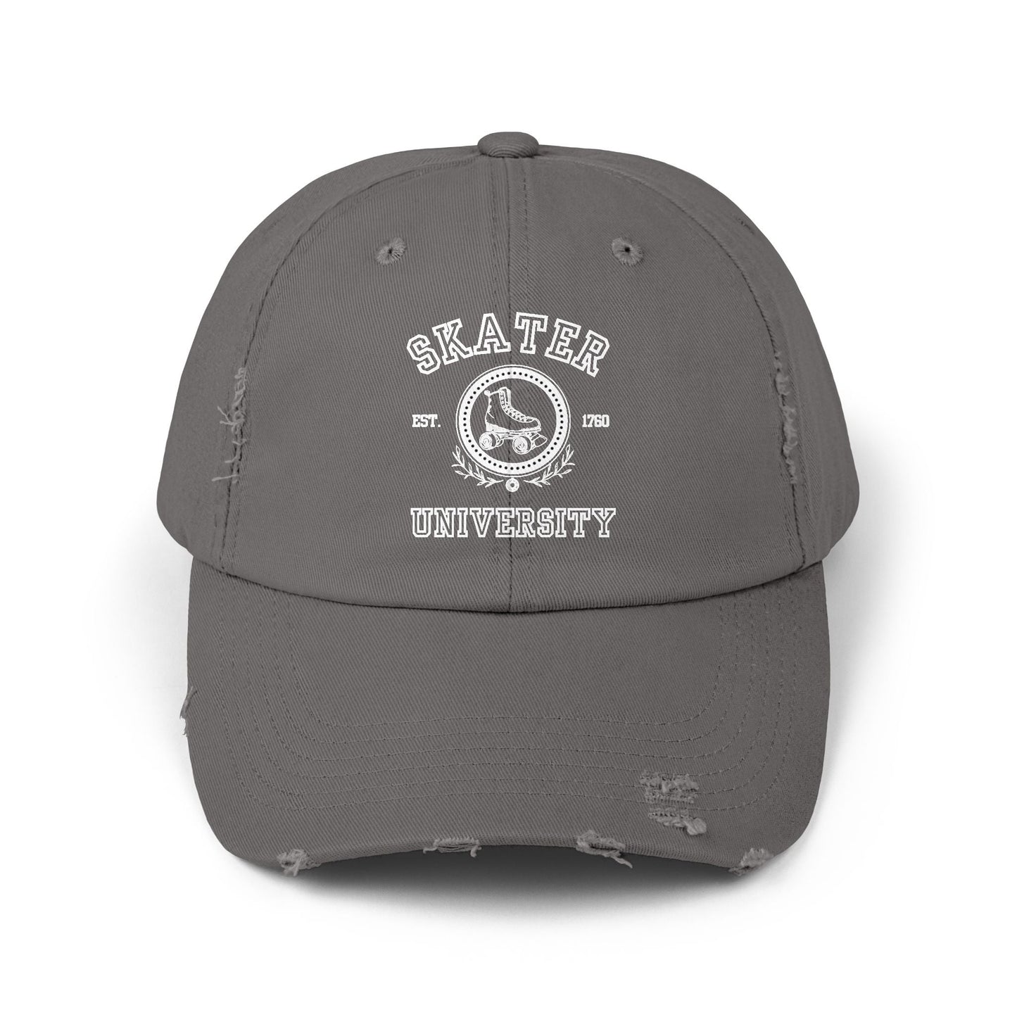 Skater University Distressed Cap
