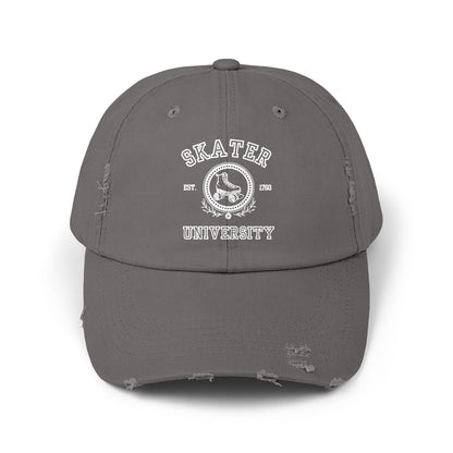 Skater University Distressed Cap