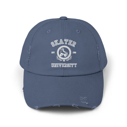 Skater University Distressed Cap