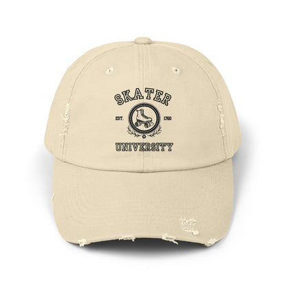 Skater University Distressed Cap
