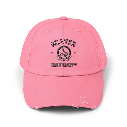 Skater University Distressed Cap