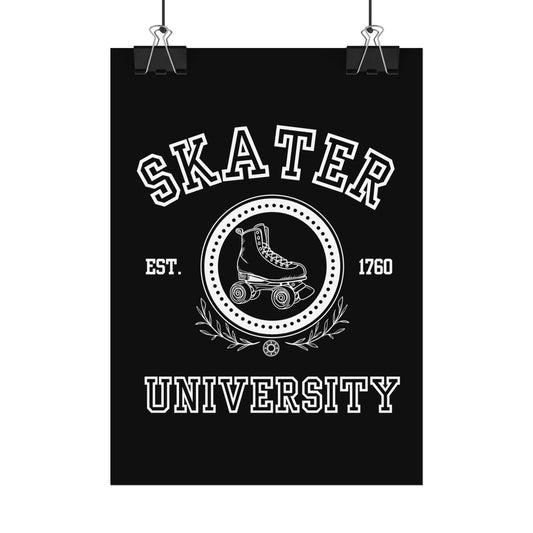 Skater University Rolled Poster