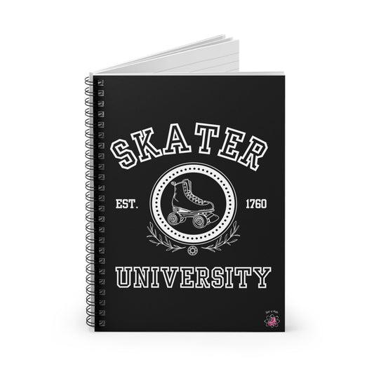 Skater University Spiral Notebook - Ruled Line