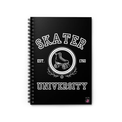 Skater University Spiral Notebook - Ruled Line