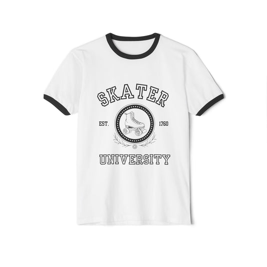 Skater University Unisex Cotton Ringer T-Shirt