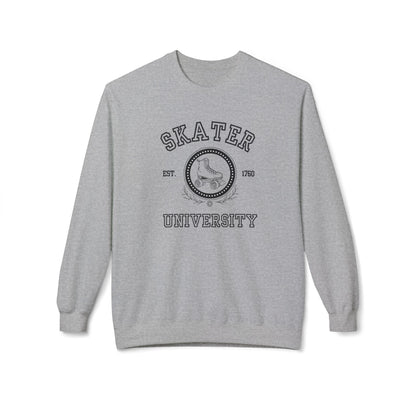 Skater University Unisex Fleece Crewneck Sweatshirt