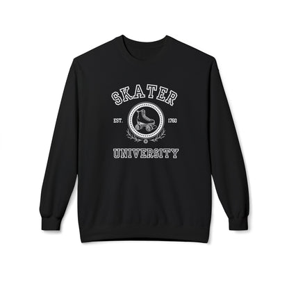 Skater University Unisex Fleece Crewneck Sweatshirt
