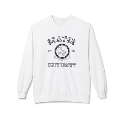 Skater University Unisex Fleece Crewneck Sweatshirt