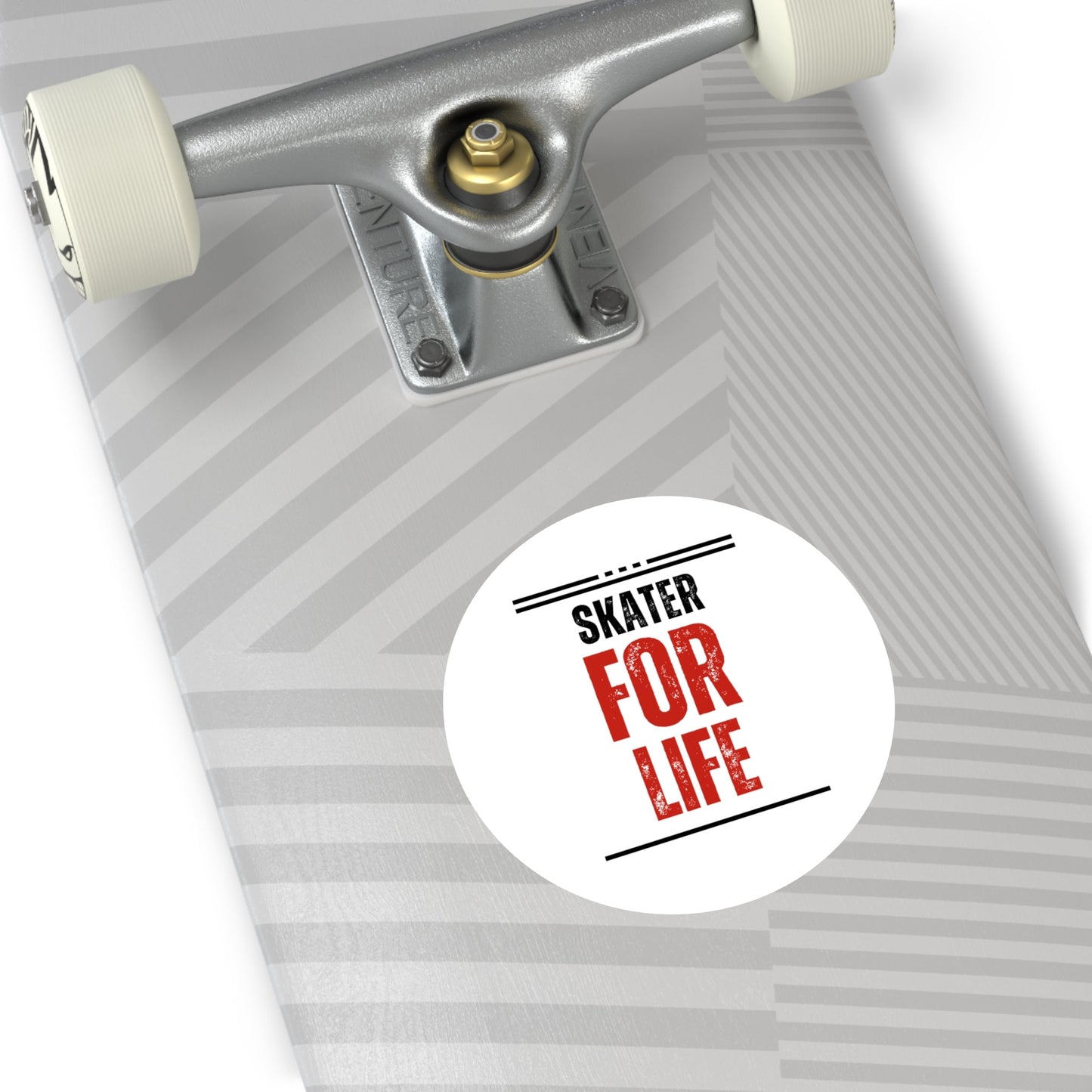 Round Skater for Life Sticker