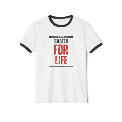 Skater for Life Unisex Cotton Ringer T-Shirt