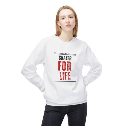Skater for Life Unisex Fleece Crewneck Sweatshirt