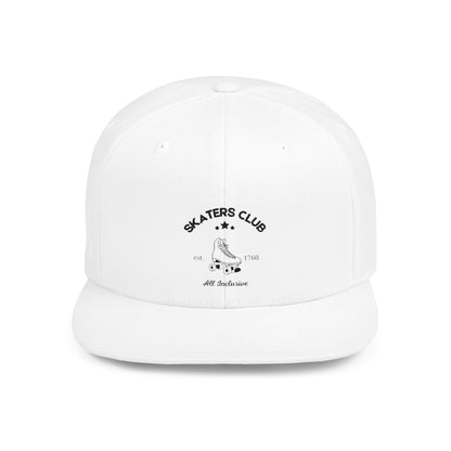 Skaters Club Embroidered Flat Bill Snapback