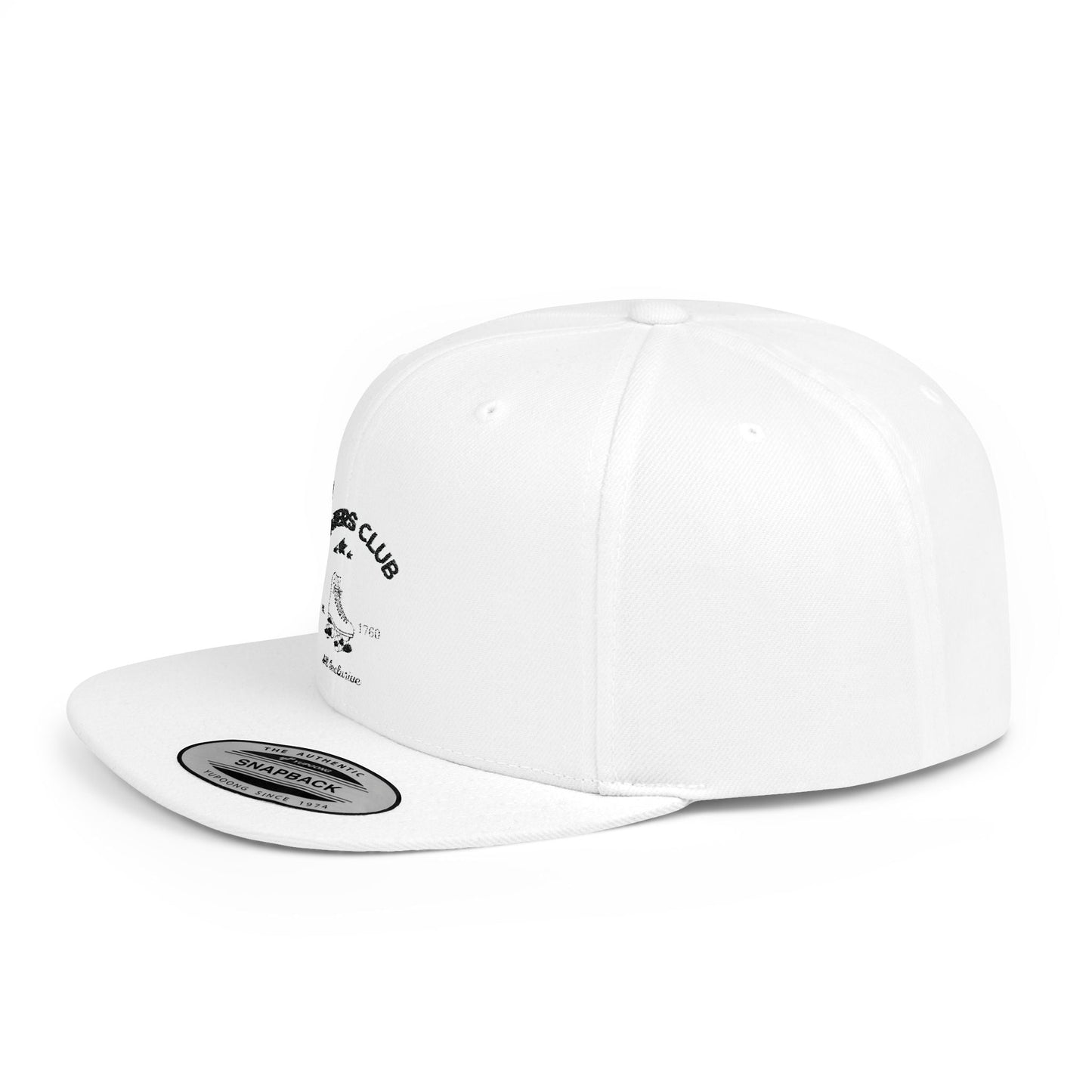 Skaters Club Embroidered Flat Bill Snapback